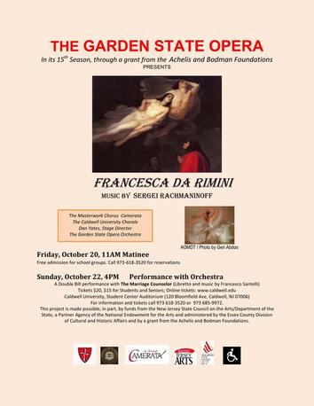 Opera Flyer - Garden State Opera